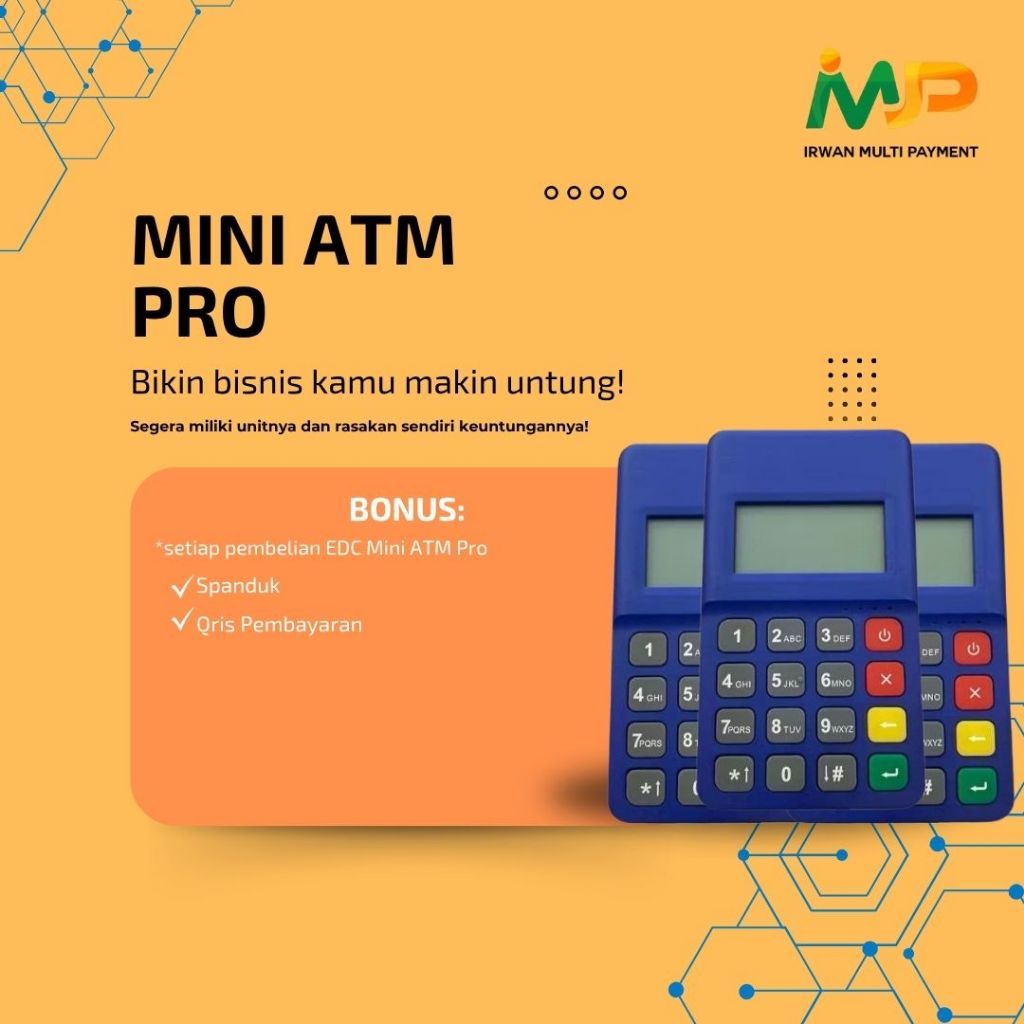 Jual Mini ATM Pro - Alat Tarik Tunai & Transfer Praktis | Bonus QRIS ...