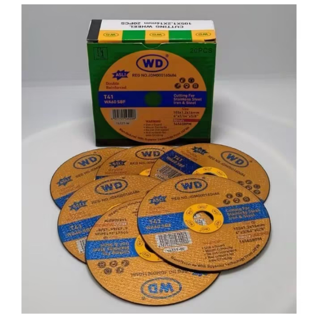 Jual Batu Gerinda Gurinda Batu Potong WD 4 Inch / Batu WD / Kotak isi ...