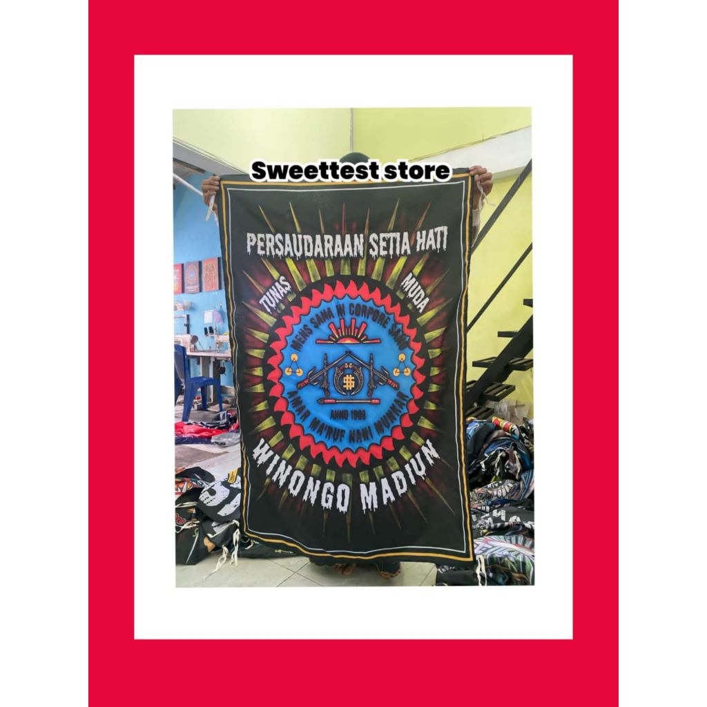 Jual SATU HARI JADI 200x300cm + FREE STICKER, BENDERA PRINTING WINONGO ...