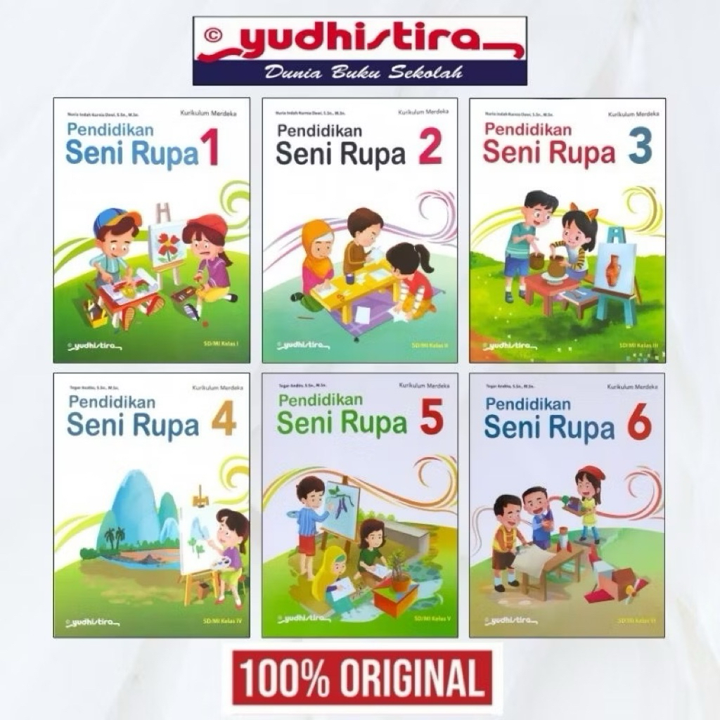 Jual YUDHISTIRA PENDIDIKAN SENI RUPA SD KELAS 1 2 3 4 5 6 KURIKULUM ...