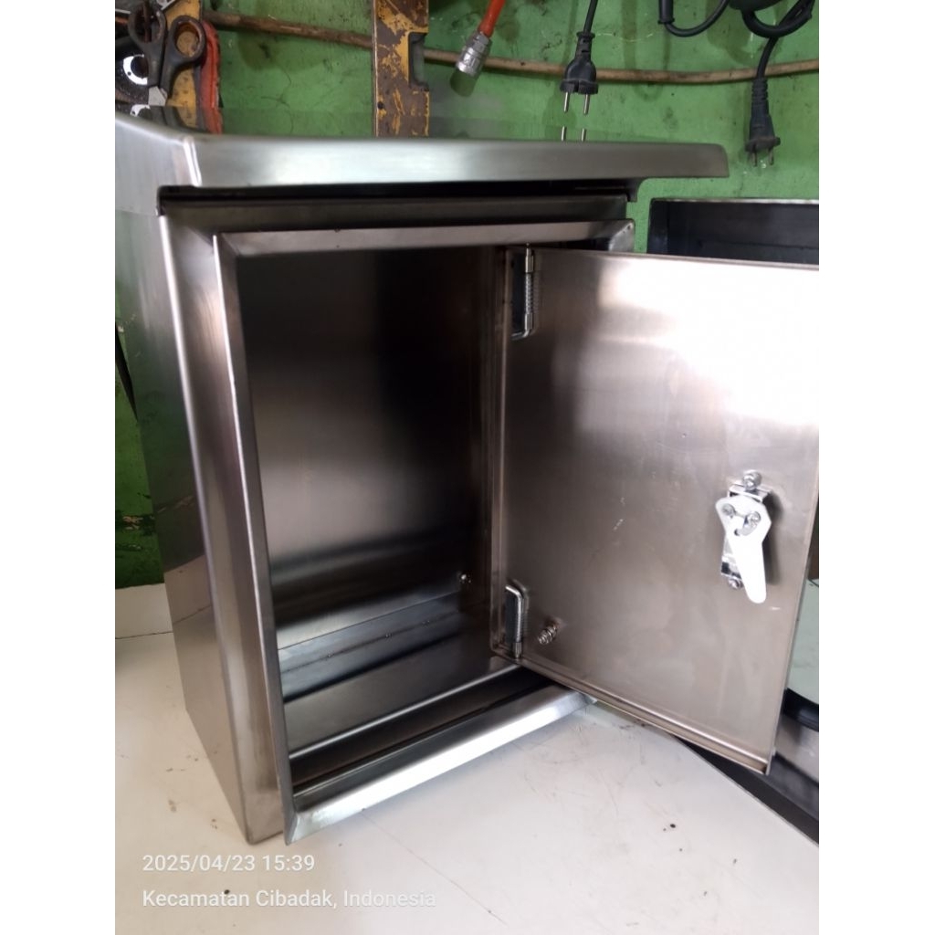 Jual junction box out door stainless steel 304 2mm 400 x 300 x 200 mm ...