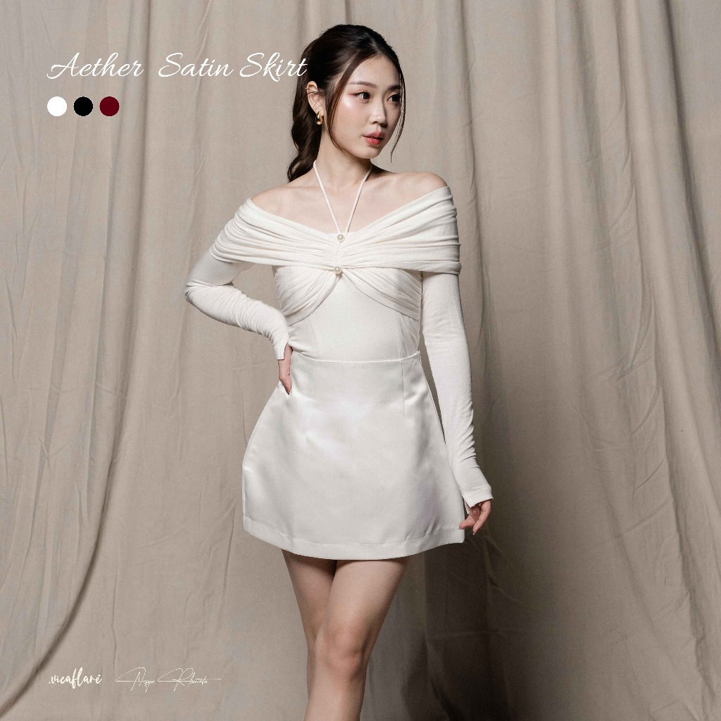 Jual Vicaflare x Nesya Rhenata - Aether Skirt | Rok Celana Wanita ...