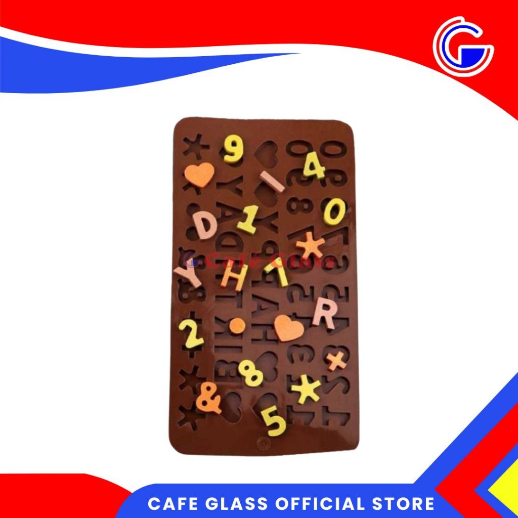 Cetakan Silicon Angka Dan Happy Birthday Coklat Puding Campur I Cetakan Kue I Cetakan Silicon Campur