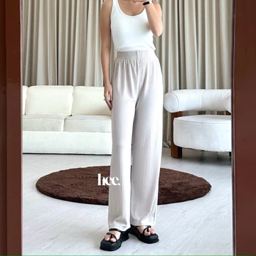 HEE Celana Kulot Knit Berkualitas Knit Pants Premium Long Cullotes Korean Loose Pants Trousers