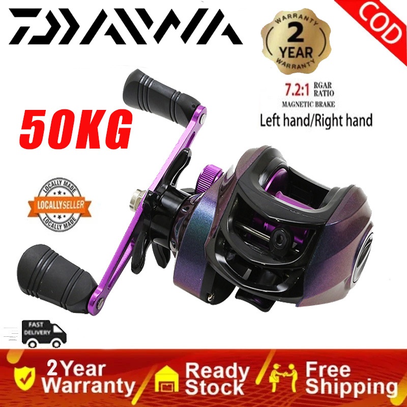 Jual DAIWA Mesin Pancing Casting Bc Reel 7.2:1 Gear Ratio 10kg Drag ...