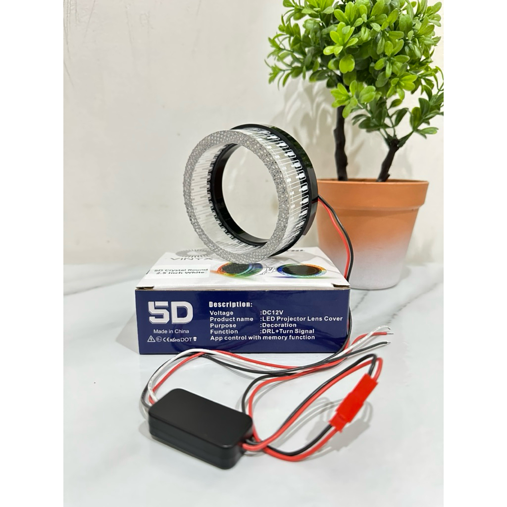 Jual Shroud Projector BiLED Acrylic Angel Eye Akrilik Vinyx Crystal 5D ...