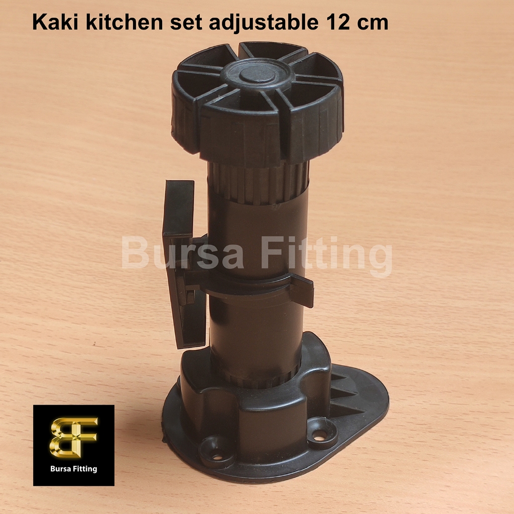 Jual Kaki kitchen set adjustable 12 cm / kaki PVC / kaki stabil lemari ...
