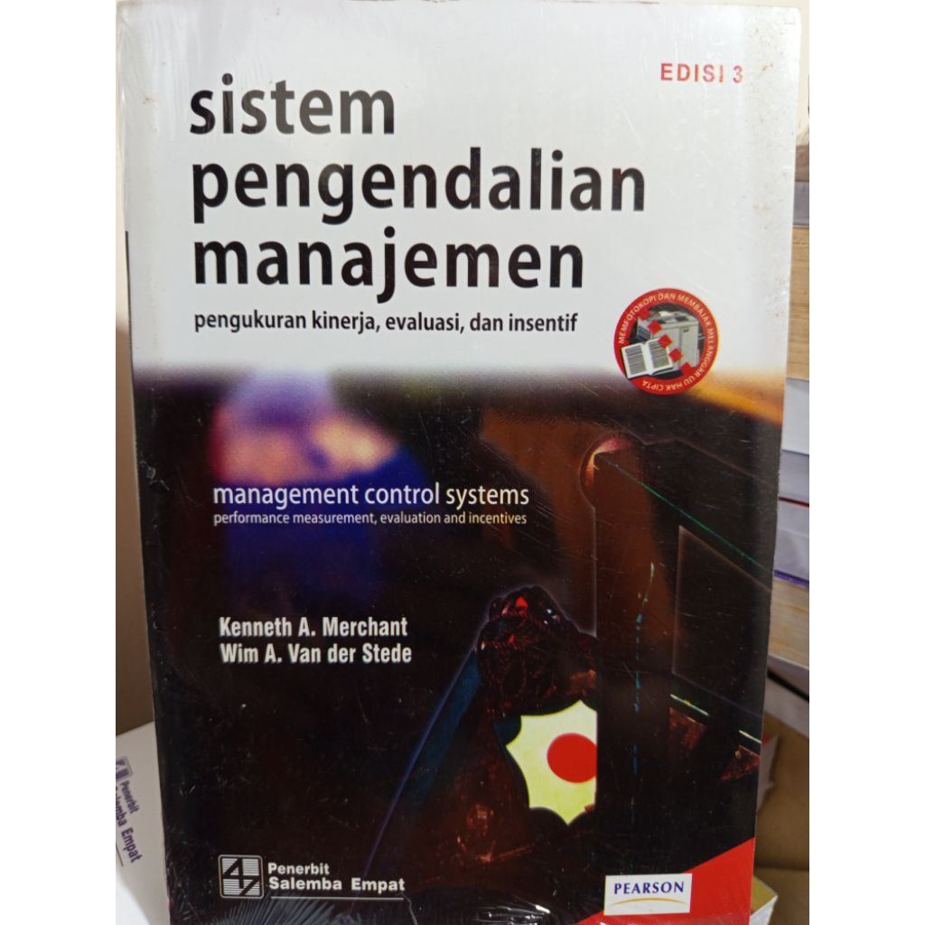 Jual sistem pengendalian manajemen By Kenneth A merchant | Shopee Indonesia