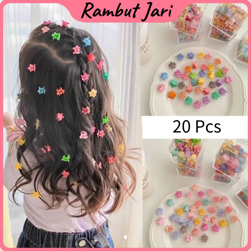 Jual 20 Pcs Set jepit rambut mini termasuk aksesoris rambut wanita ...