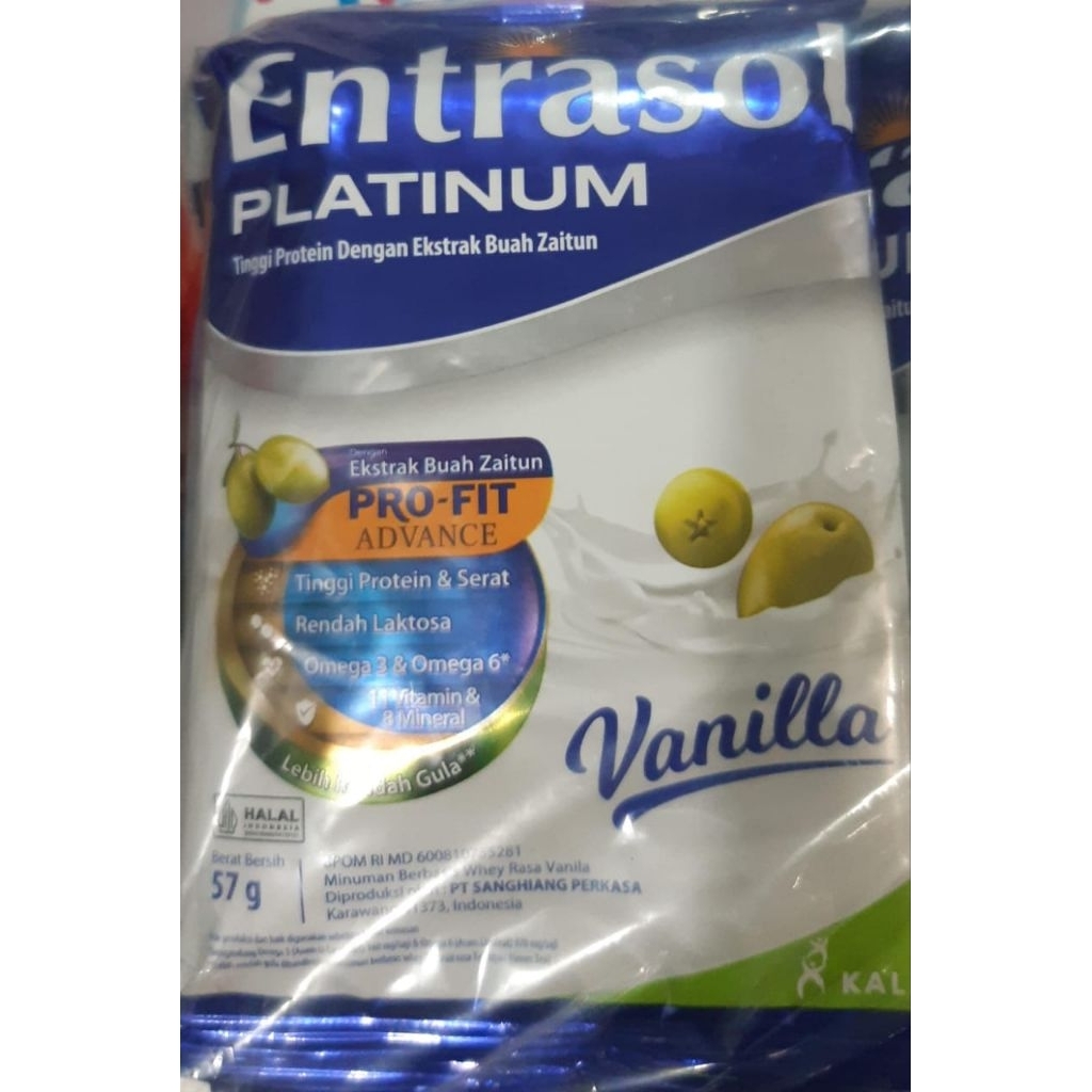 Jual Entrasol Platinum Vanilla 800gr | Shopee Indonesia