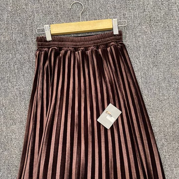 Rok Plisket Bludru Velvet 7 8 Premium Bisa Rok Plisket Bludru Pendek