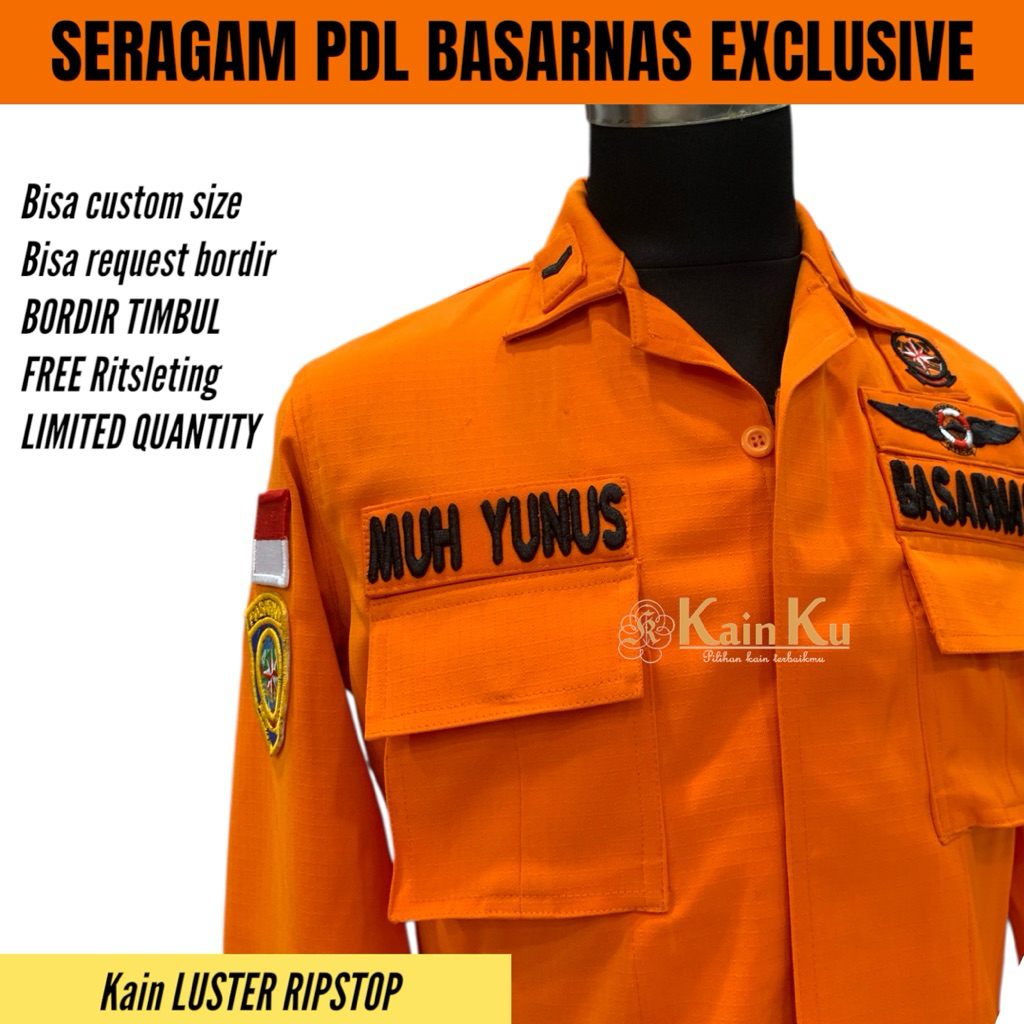 Jual Seragam PDL Basarnas Exclusive Laki | Shopee Indonesia