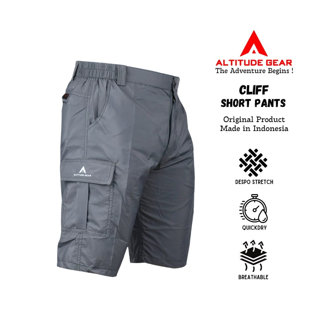 Altitude Gear Cliff Celana Pendek Kargo Outdoor Quick Dry