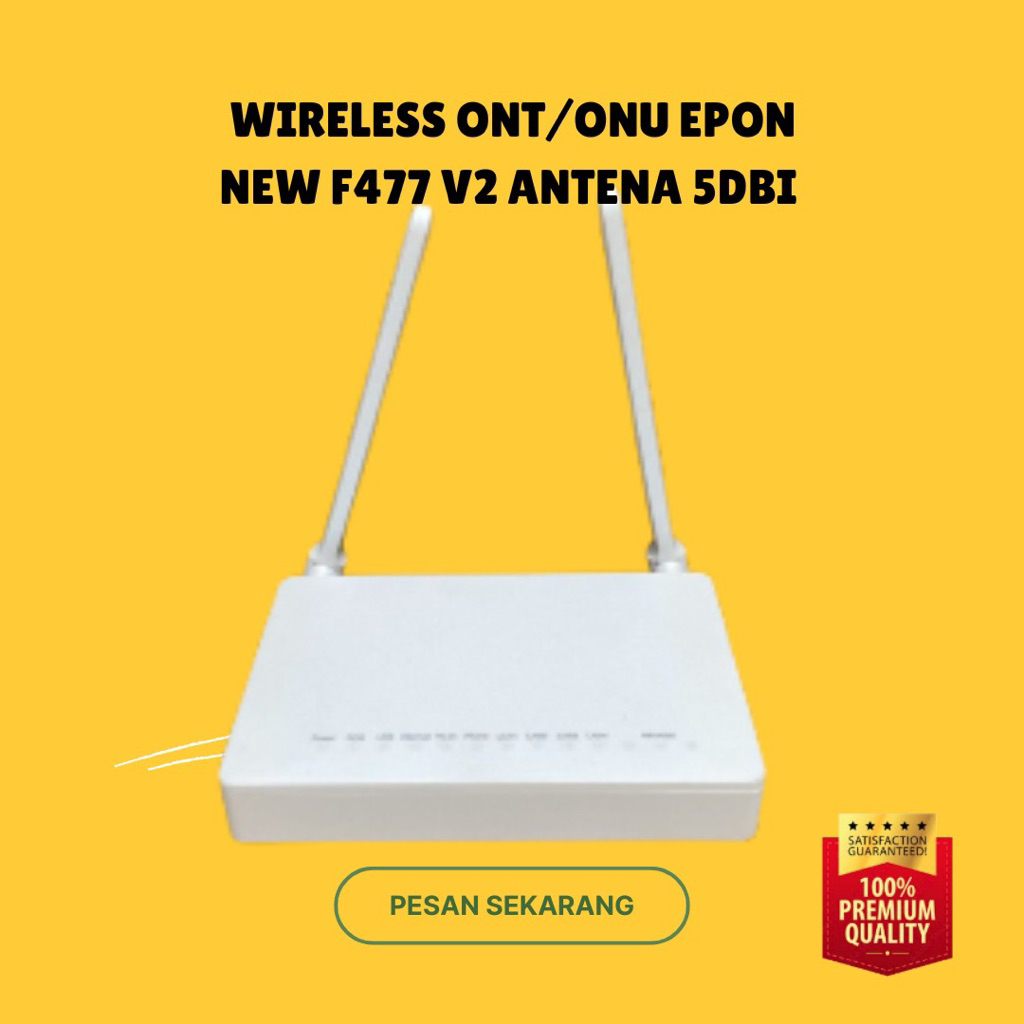 Jual Wireless Ont/Onu Epon New F477 V2 Antena 5dBi | Shopee Indonesia