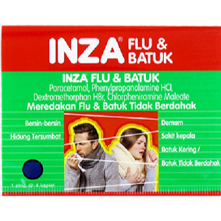 Jual inza batuk flu 4 kaplet | Shopee Indonesia