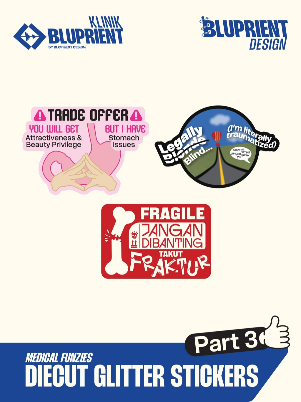 Jual Sticker Laminasi Glitter [Part 3] - Tema Kedokteran/Kesehatan ...