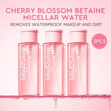 Glad2Glow Micellar Water All Series Cherry Blossom Sensitive Care ACID ACNE CLEAR Makeup
