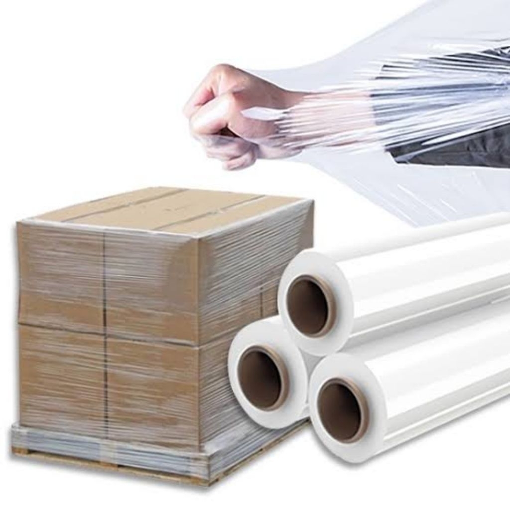 Jual Stretch Film Eco Plastik Wrapping Pembungkus Paket Tebal Bening ...
