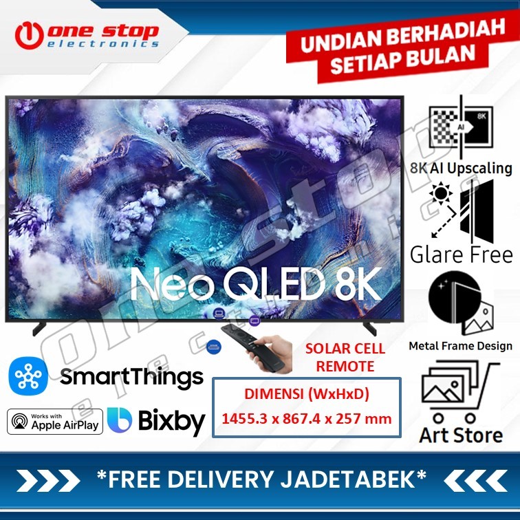 Jual SAMSUNG 65QN900F Neo QLED 8K Smart TV 65 Inch | Metal Frame Design ...