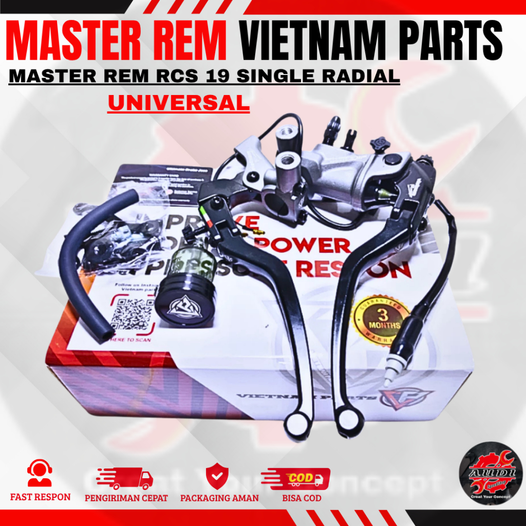 Jual Master Rem ori Vietnam parts Master rem single radial vario beat ...