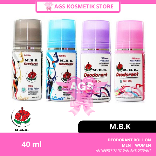 Jual MBK Deodorant Roll On 40ml | Shopee Indonesia