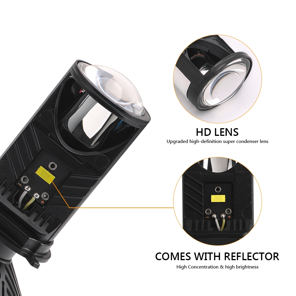 Jual 2PCS T9 Mini Projector H4 Lampu LED Projector Super Bright Lampu ...