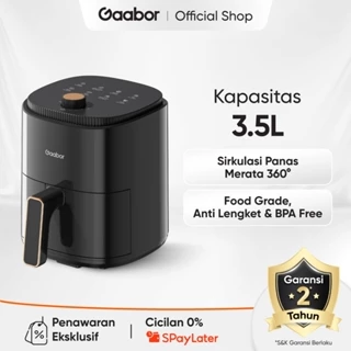 Gaabor Air Fryer 3.5L Penggorengan Tanpa Minyak Low Watt Multifungsi Serbaguna / AF35M Series