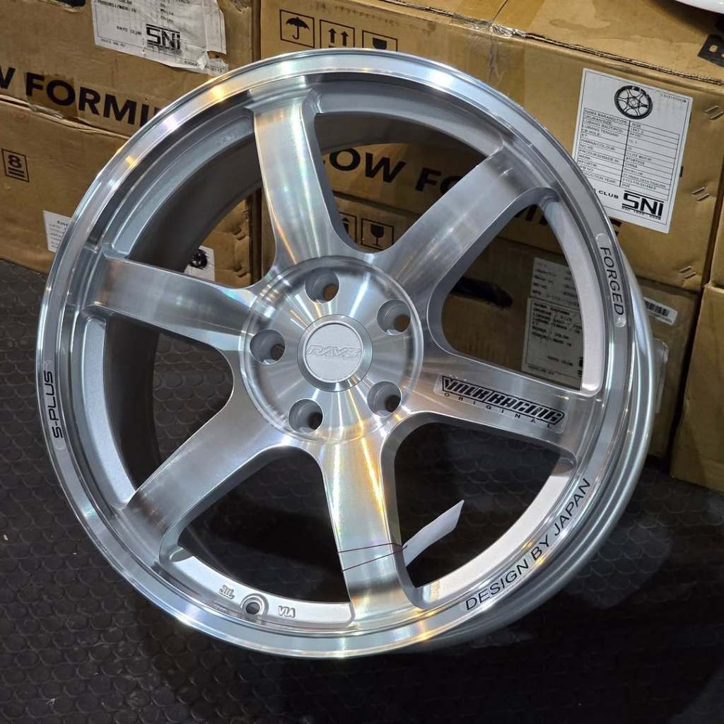 Jual Velg Volk Rays TE37 Saga S-Plus FF Ring 18 Lebar 8,5 ET 40 PCD ...