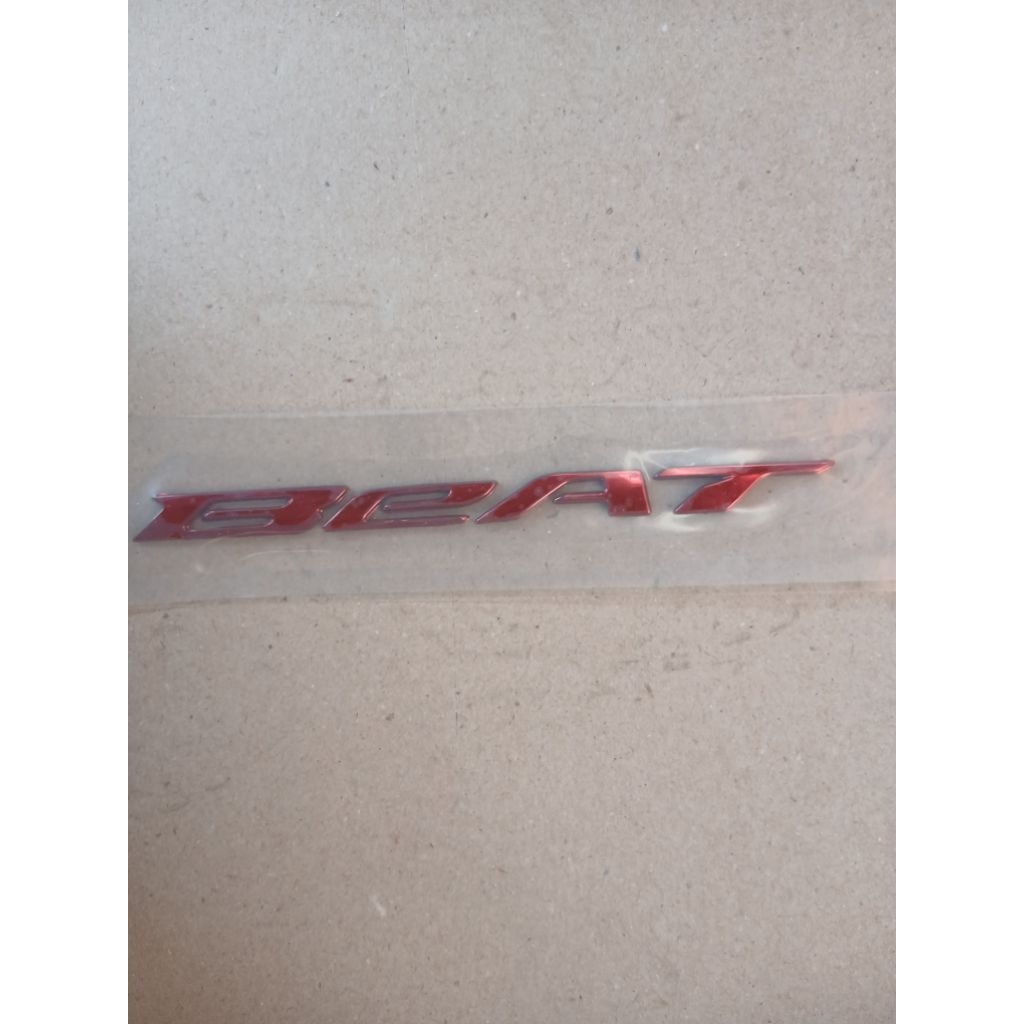 Jual Logo list BEAT LED NEW warna merah asli | Shopee Indonesia