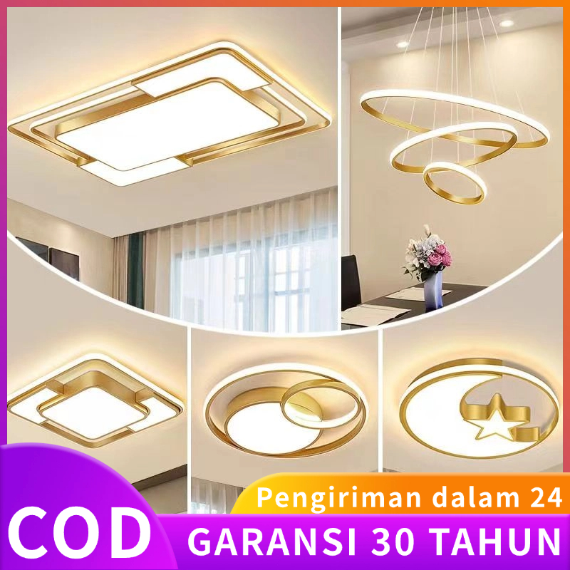 Jual Garansi 30 tahun Lampu Plafon Ruang Tamu Modern Minimalis 3 Warna ...