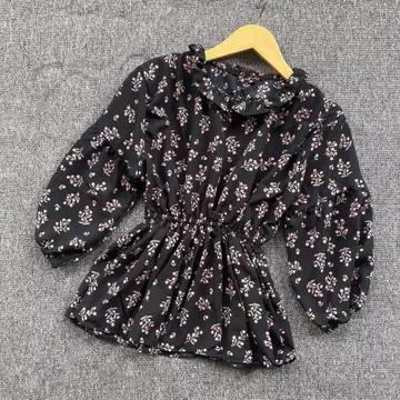 Flower Blouse Bunga Blouse Korean Style Vintage Baju Atasan Wanita