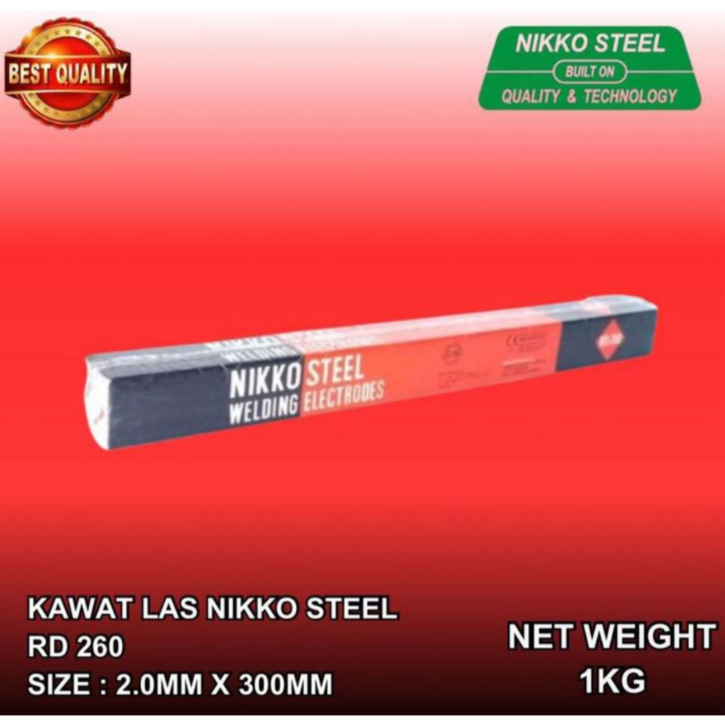 Jual Kawat Las Listrik Nikko Steel Welding Electrodes RD 260 / Kawat ...