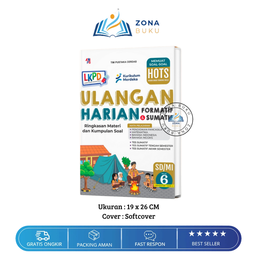 Jual Buku LKPD Ulangan Harian Kelas 6 SD MI Kurikulum Merdeka Formatif ...