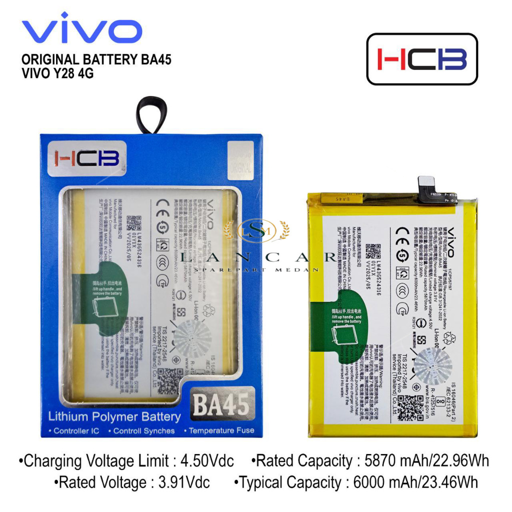 Jual BATRE BATERAI BT VIVO BA45/Y28 4G | Shopee Indonesia
