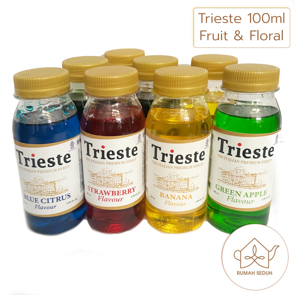 Jual Trieste Syrup 100mL - Tea and Mojito Syrup- Banana, Blue Curacao ...