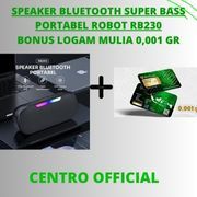Jual Speaker Bluetooth Super Bass Portabel ROBOT RB230 Lampu RGB ...