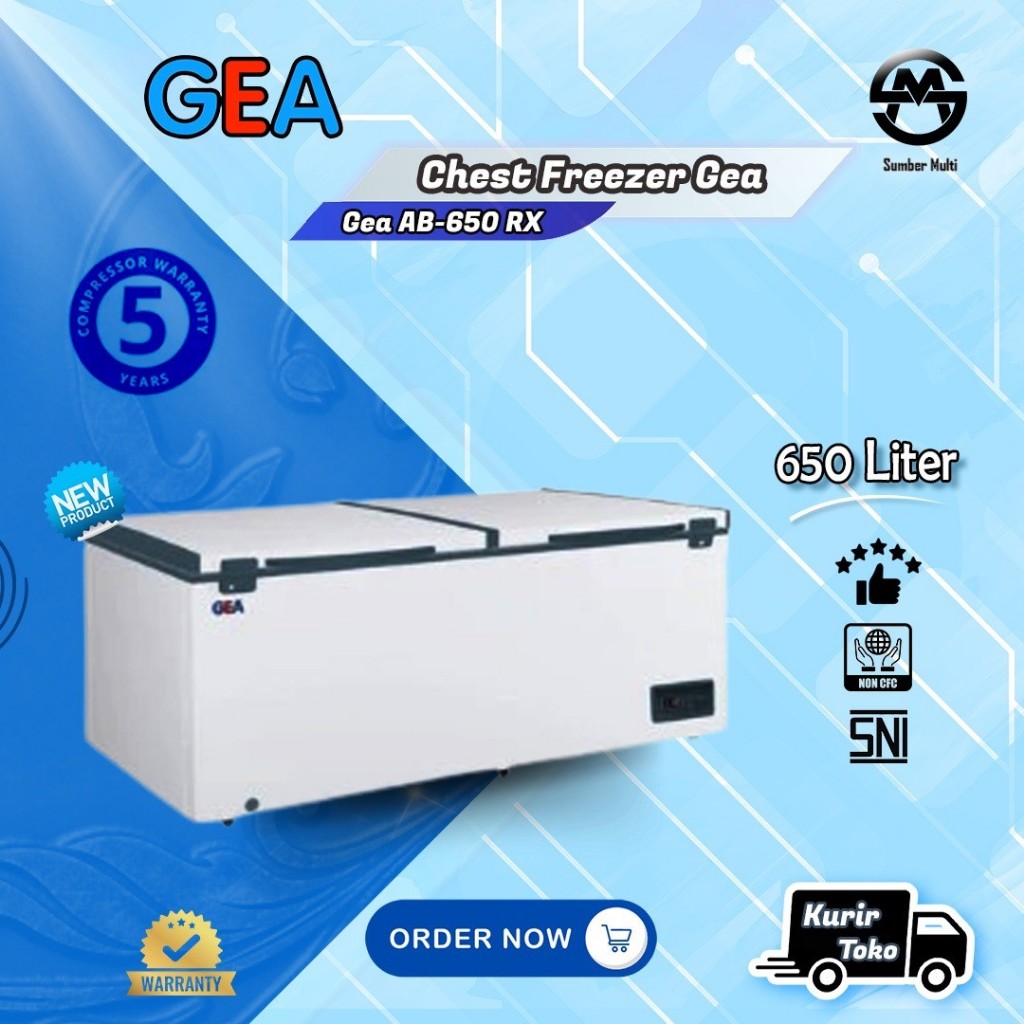 Jual GEA Chest Freezer 600L AB-650-RX / AB-650RX / 600 Liter AB650RX ...