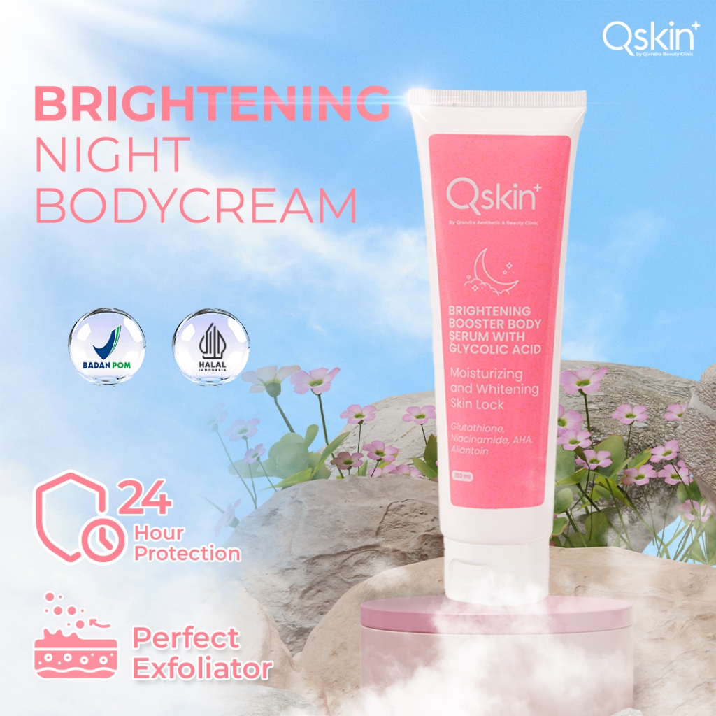 Jual Serum Pencerah Tubuh Brightening Booster by Qskin - Lotion ...