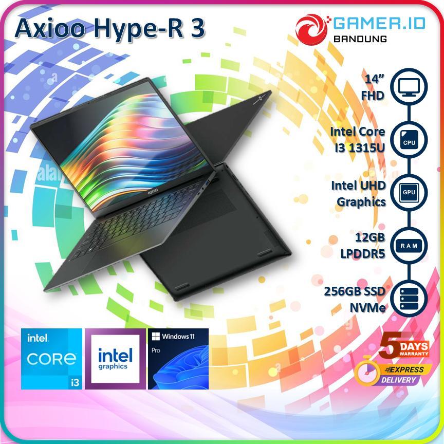 Jual AXIOO HYPE-R 3 CORE I3 1215U 12GB 256GB 14
