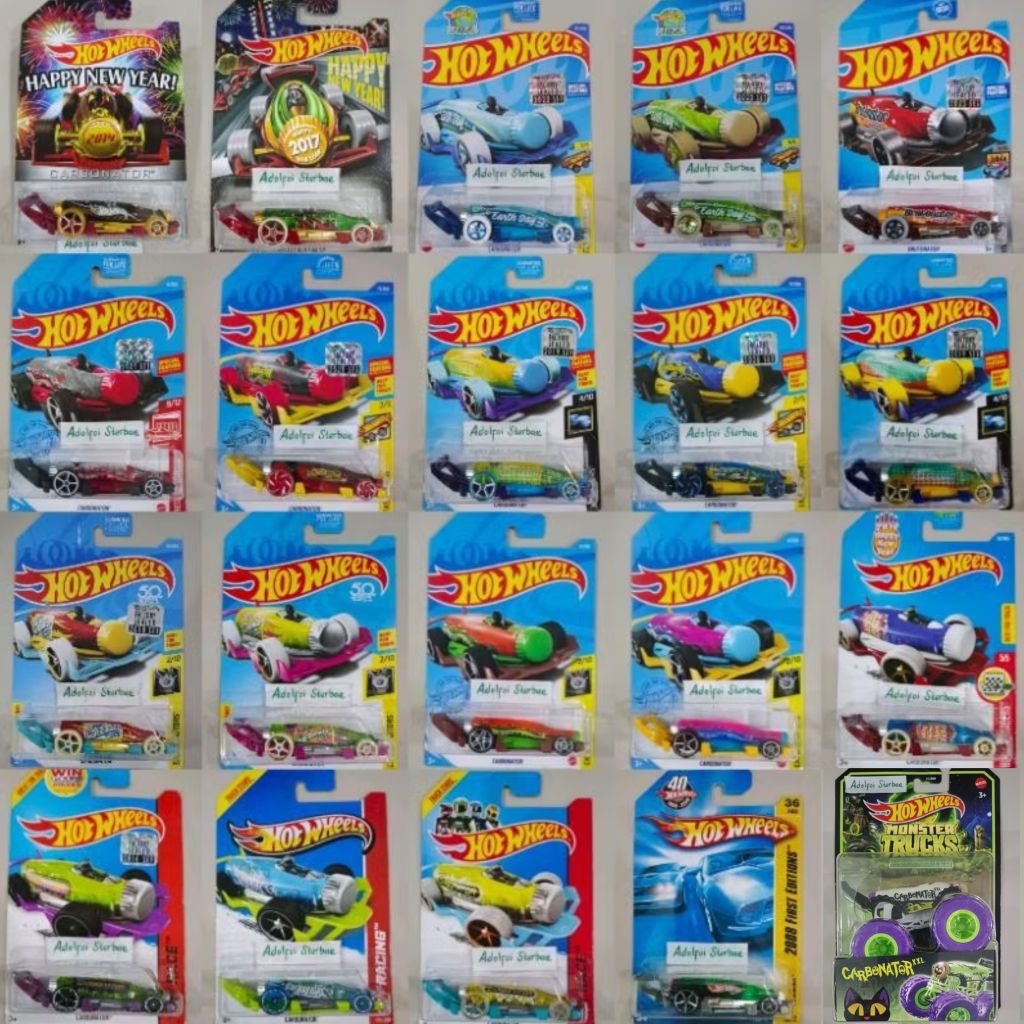 Jual hotwheels hot wheels carbonator brutonator red edition special ...