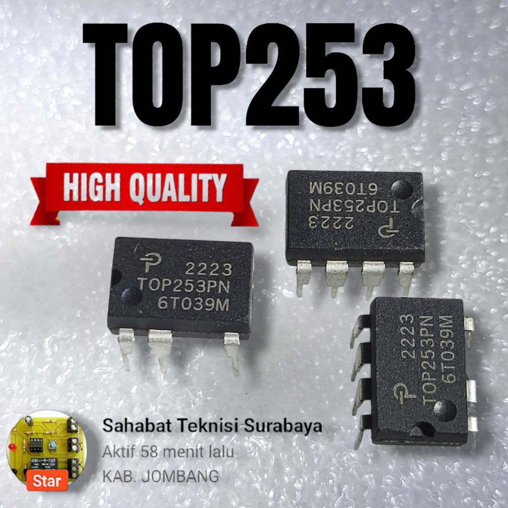 Jual TOP253PN TOP 253 DIP-7 Kualitas bagus | Shopee Indonesia