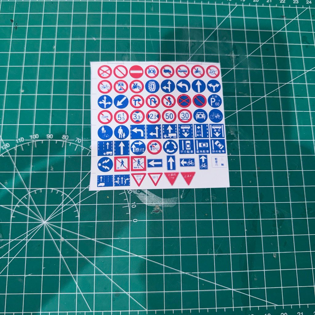 Jual stiker diorama 1:64 rambu rambu jalan | Shopee Indonesia