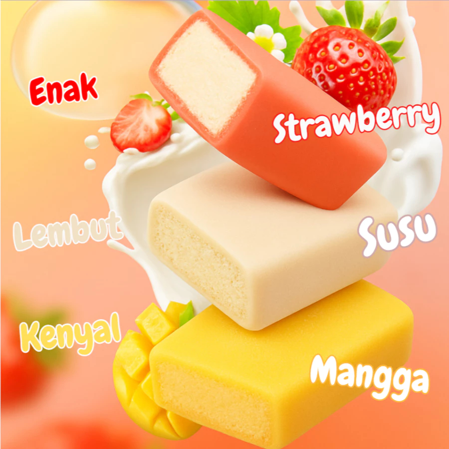 Jual HALAL Mochi Snow Cake 4 Rasa MIX 15PCS/ SEGAR Snow Cake /Kue Mochi ...