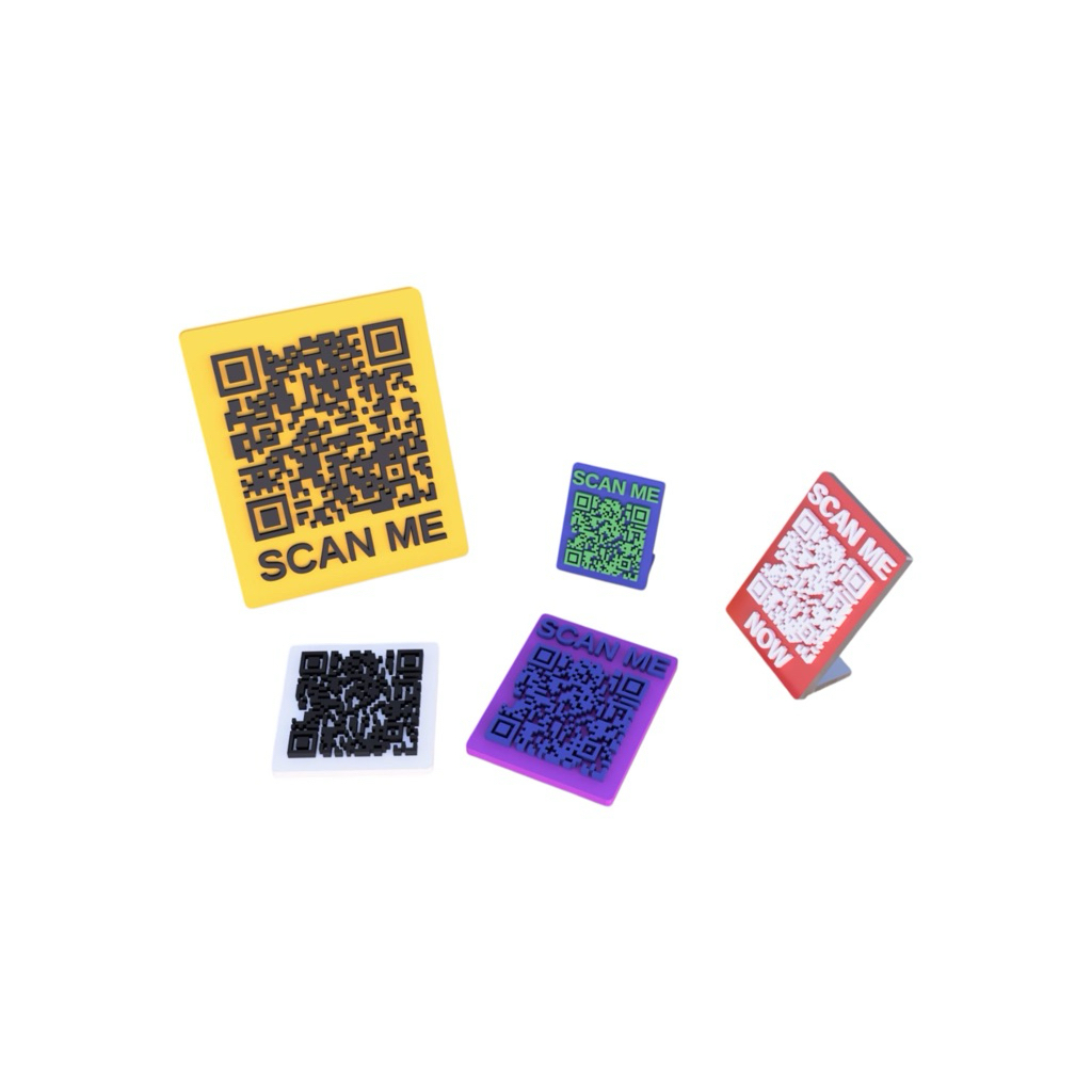 Jual QR code stand | QR code wifi | QR code Link | QR code scan me ...