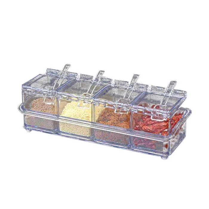 Jual Termurah CodContainer Bumbu Dapur Set Tempat Garam Acrylic Gula ...