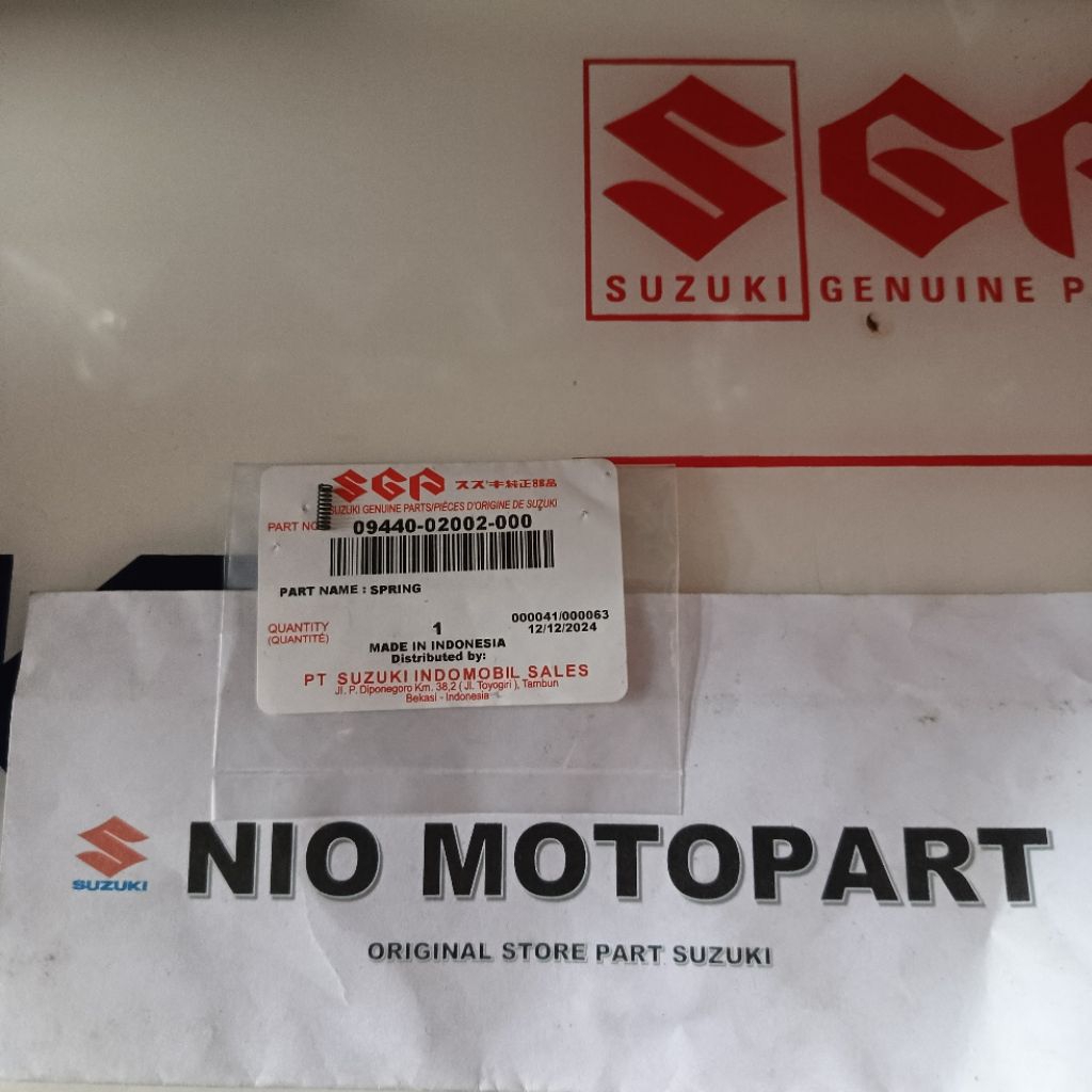 Jual SPRING PER KECIL RUMAH KAMPAS GANDA SUZUKI SHOGUN FD 125 SHOGUN FL ...