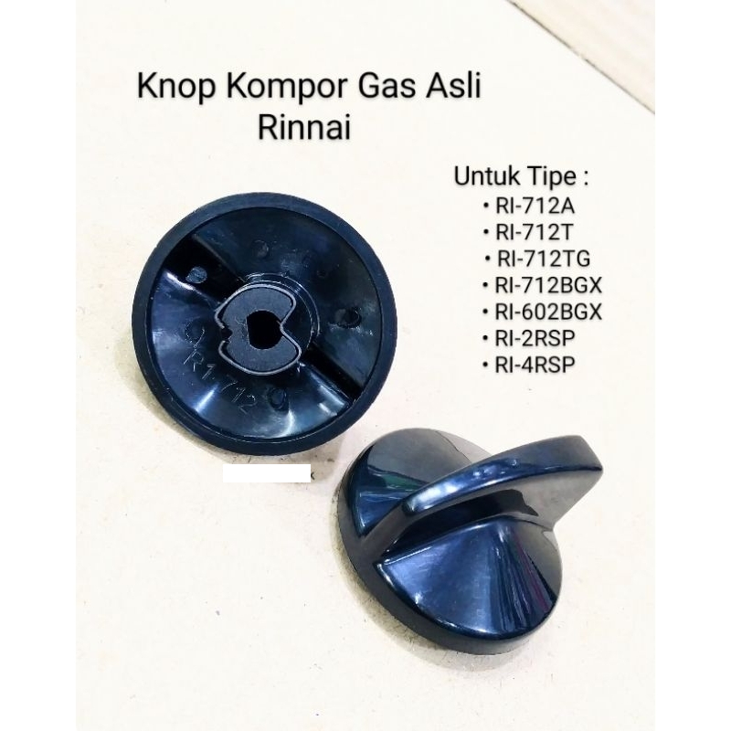 Jual RINNAI Knop Kompor Gas 712T 712BGX 712A RI-2RSP RI-4RSP Original ...