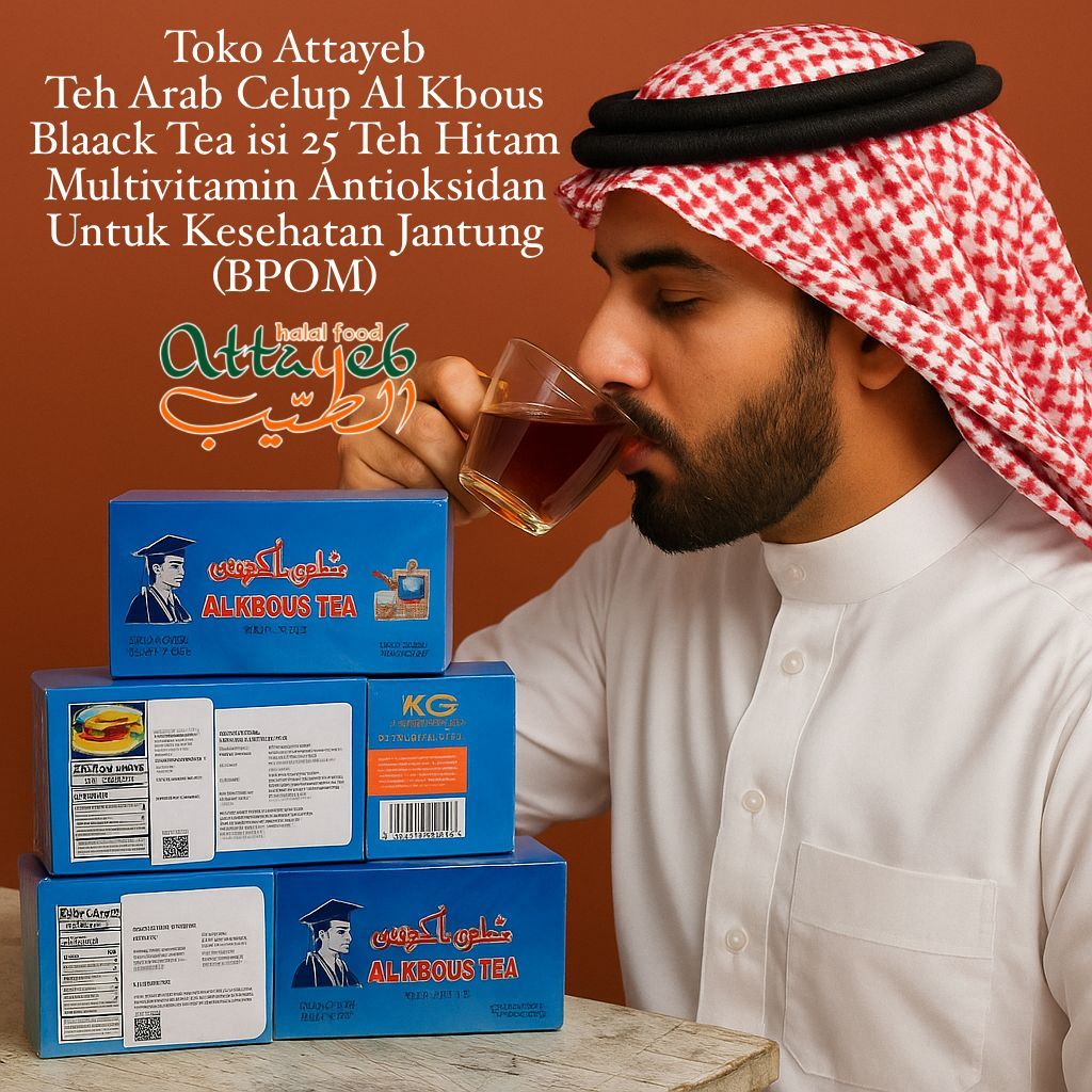Jual Teh Arab Celup Al Kbous isi 25 Blaack Tea AlKbous SINCE 1948 Saudi ...