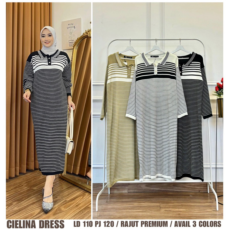 knitted maxi dress long sleeve LUCY Silk linen knit maxi dress S