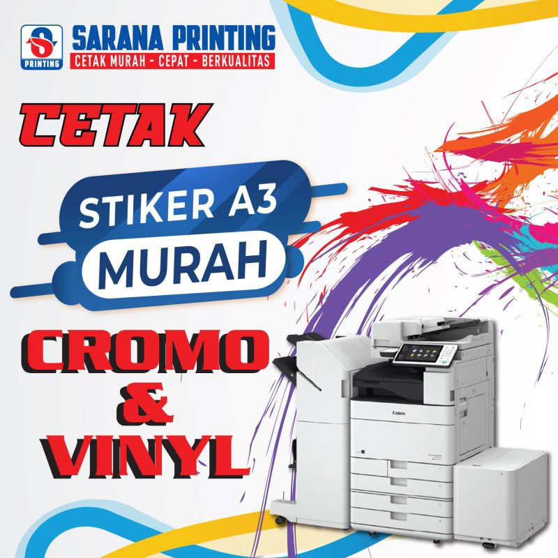 Jual PRINT/CETAK STIKER DIGITAL A3 | Shopee Indonesia
